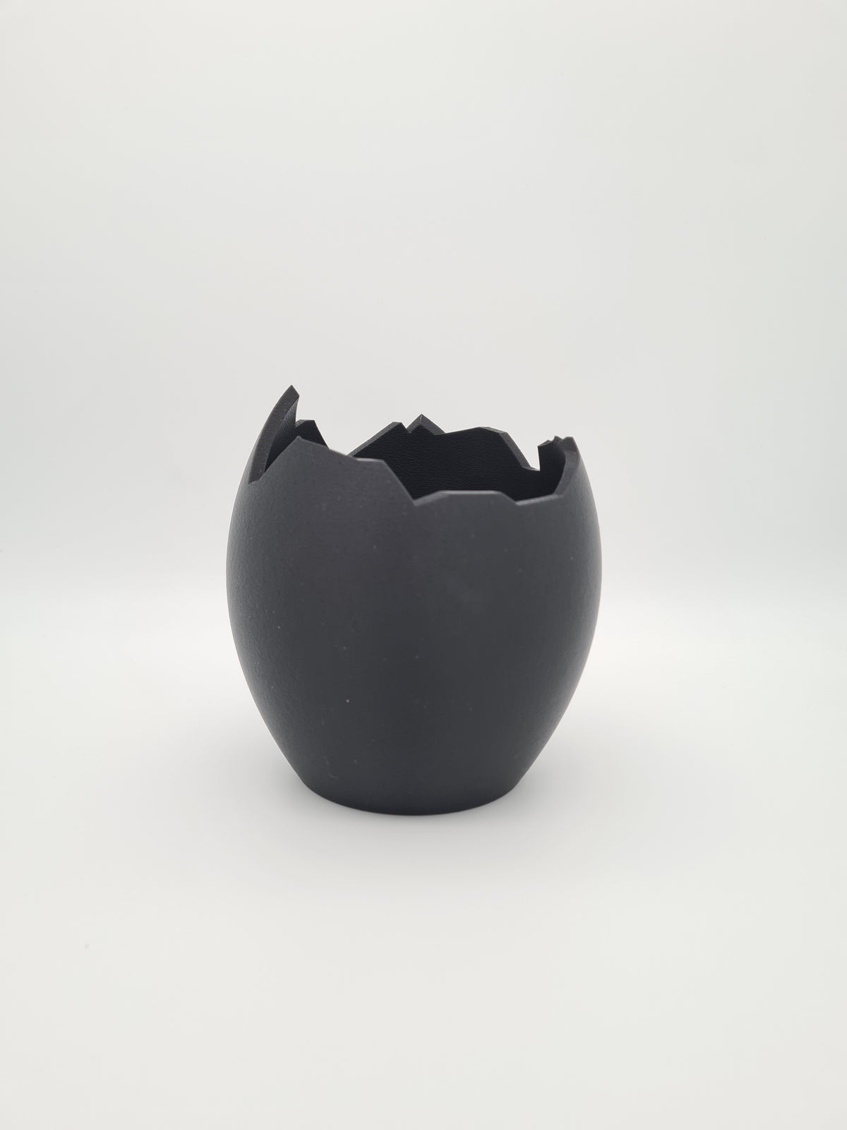 Vase „Broken Egg“ in Eierschalen-Optik, 3D-Druck aus PLA – print3design, Ansicht 5