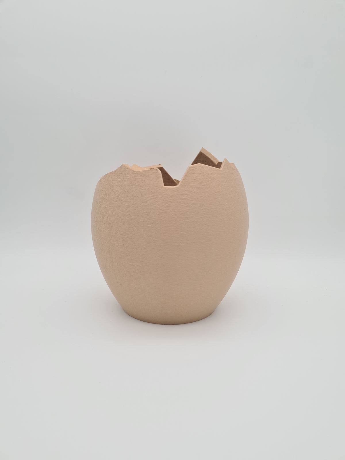 Vase „Broken Egg“ in Eierschalen-Optik, 3D-Druck aus PLA – print3design, Ansicht 6