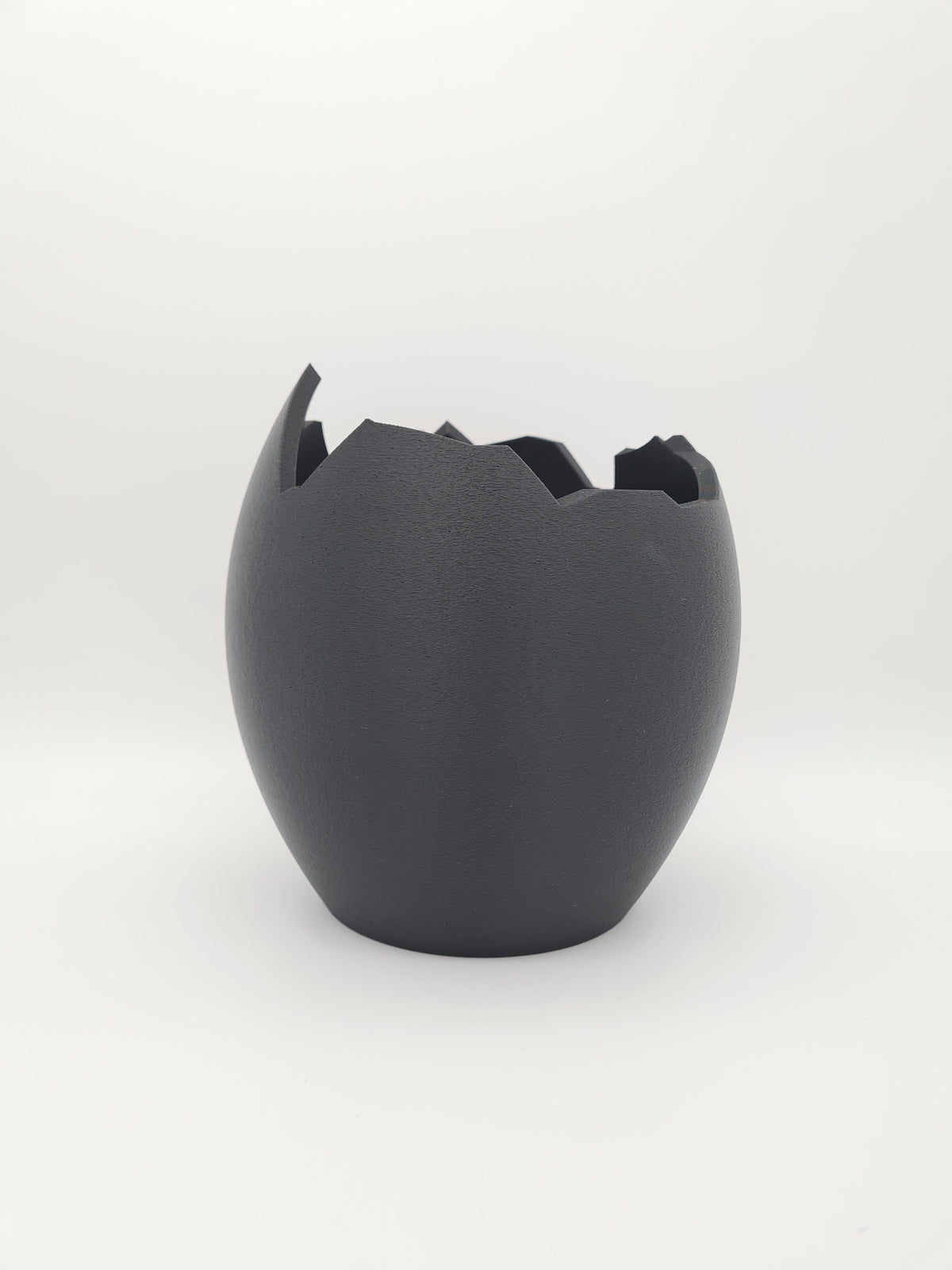 Vase „Broken Egg“ in Eierschalen-Optik, 3D-Druck aus PLA – print3design, Ansicht 9