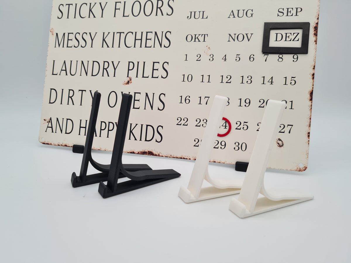 Standfüße „Modern Sign Stand“ für Dekoschilder, 3D-Druck aus PLA – print3design, Ansicht 5