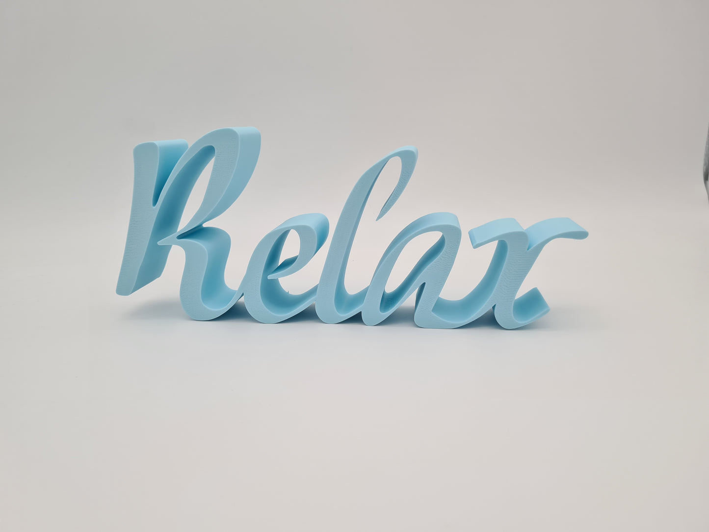 Dekorationsschriftzug Relax