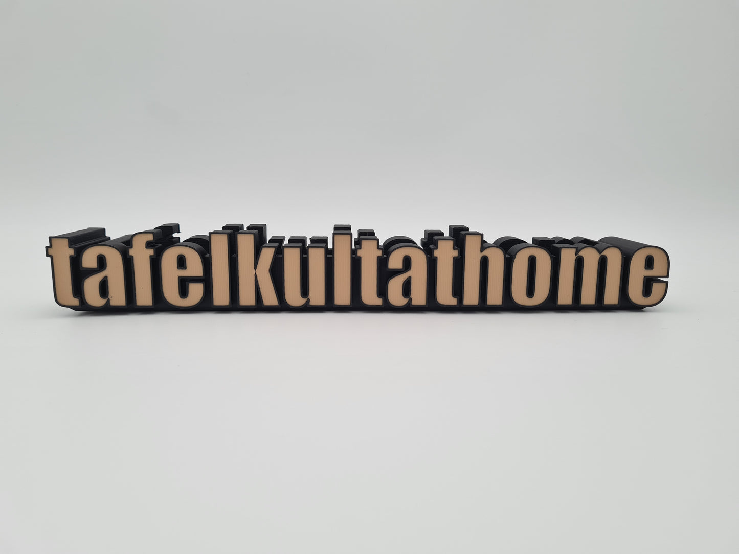 Personalisierter Visitenkarten Halter Schriftzug