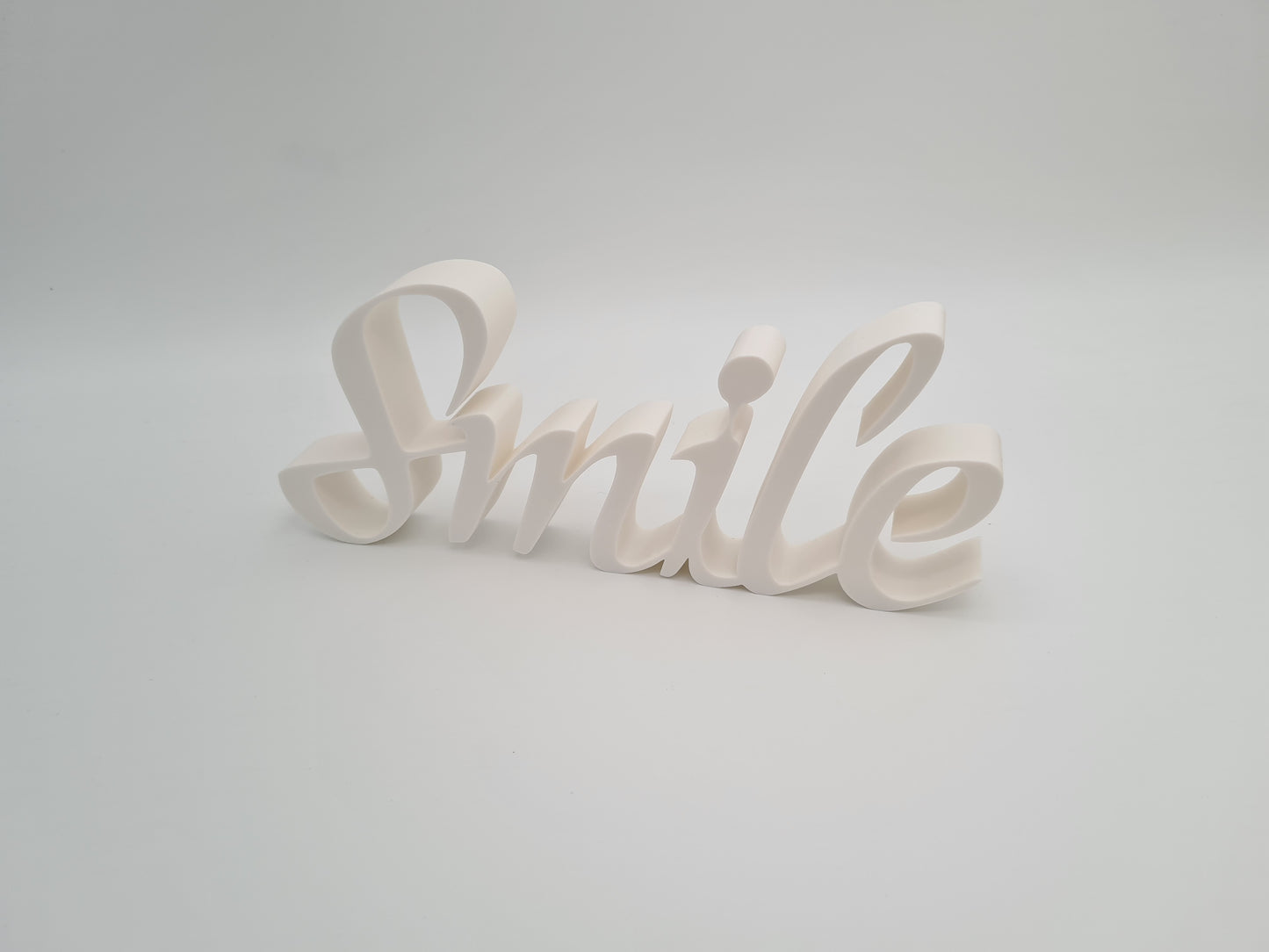 Dekorationsschriftzug Smile