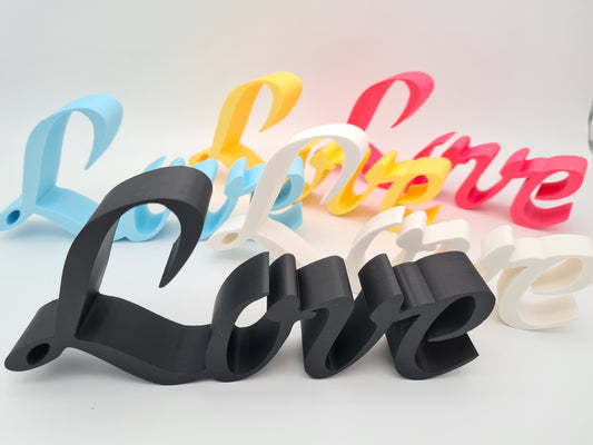 Dekorationsschriftzug Love