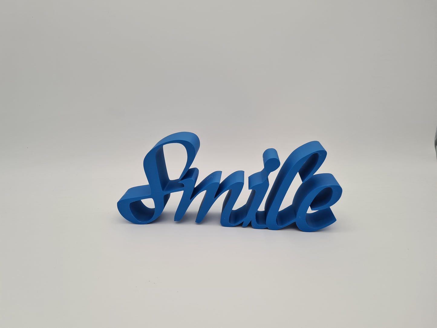 Dekorationsschriftzug Smile