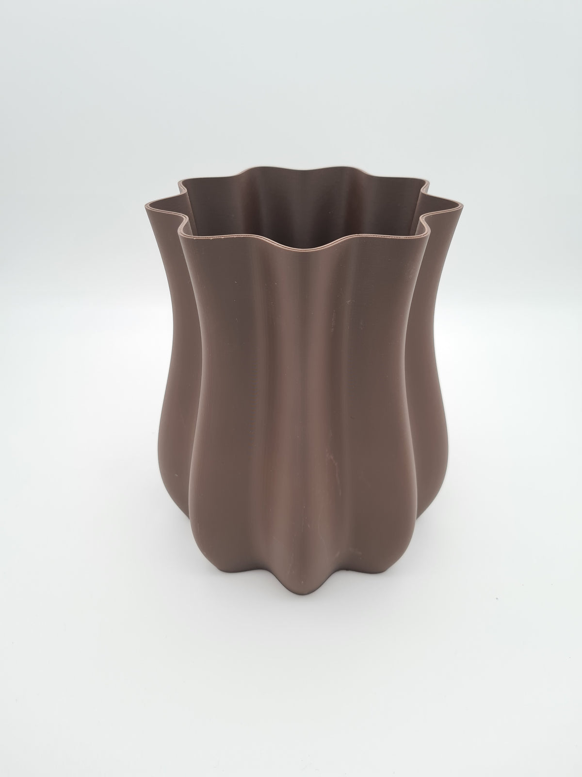 3D-gedruckte wasserdichte Design-Vase „Nebula“ aus mattem PLA – moderne Wohndeko von print3design