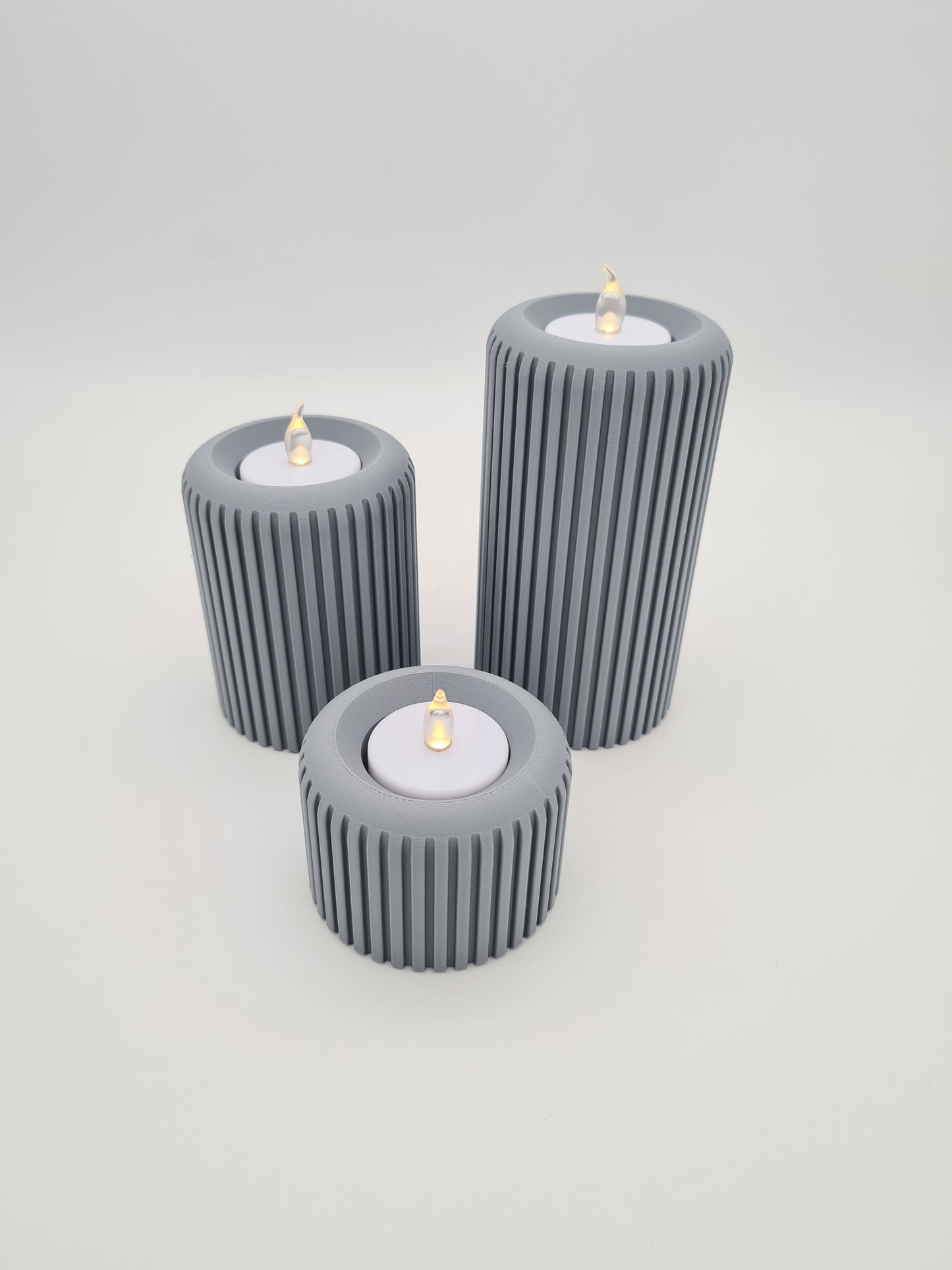 LED Teelicht LED Ribline deep