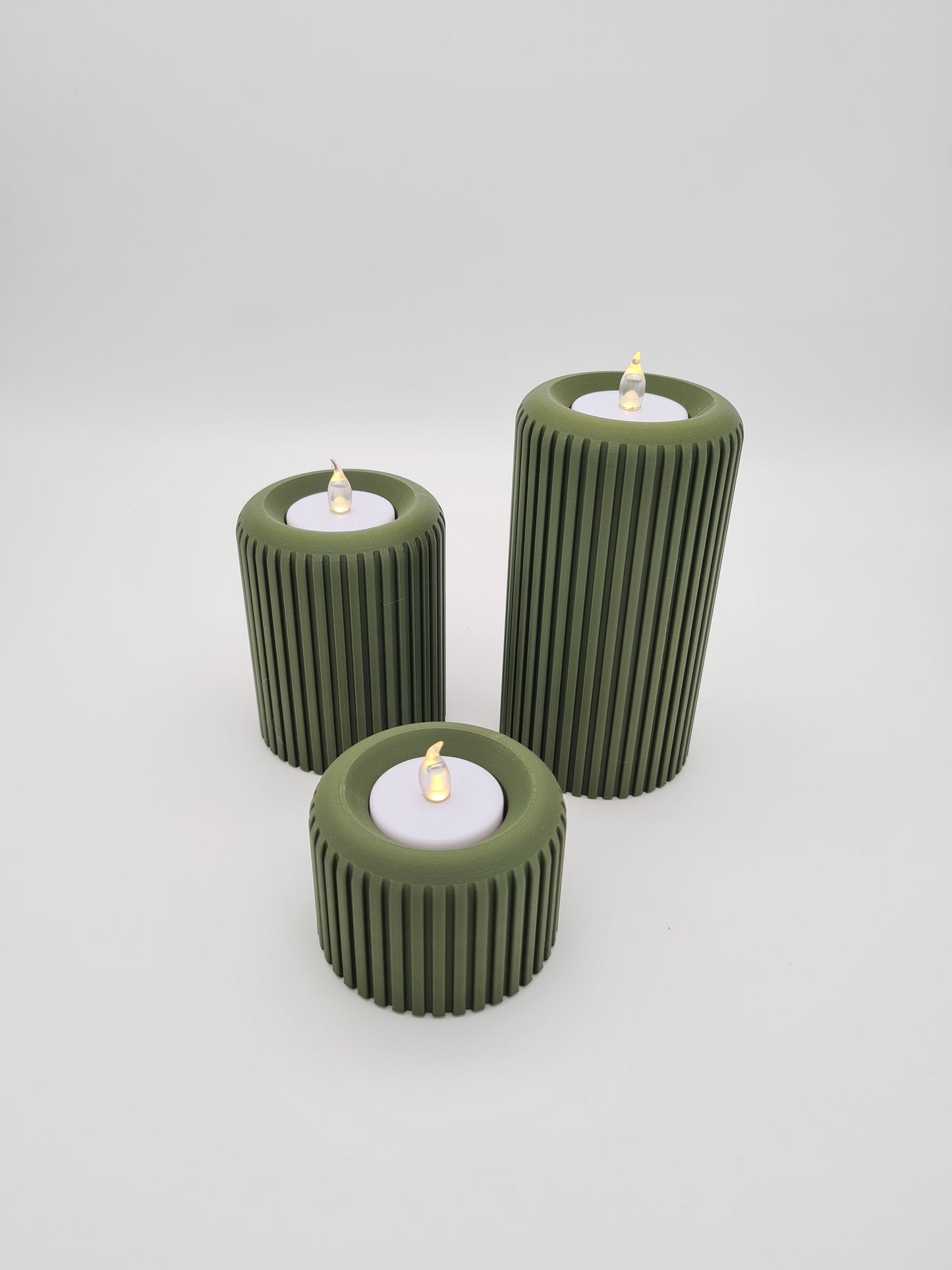 LED Teelicht LED Ribline deep