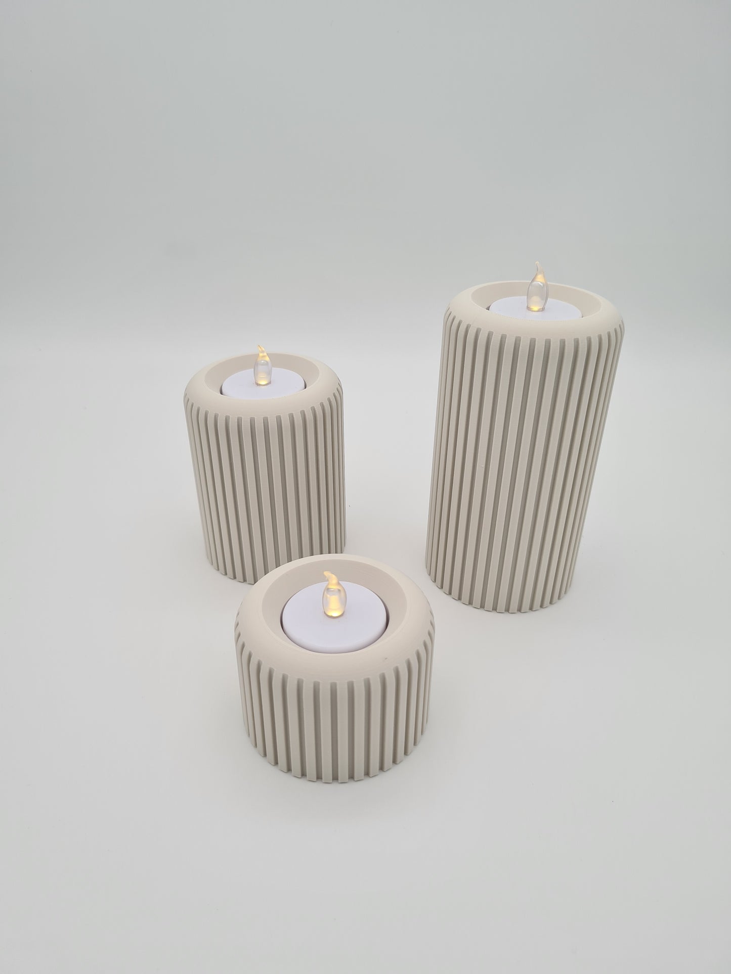 LED Teelicht LED Ribline deep