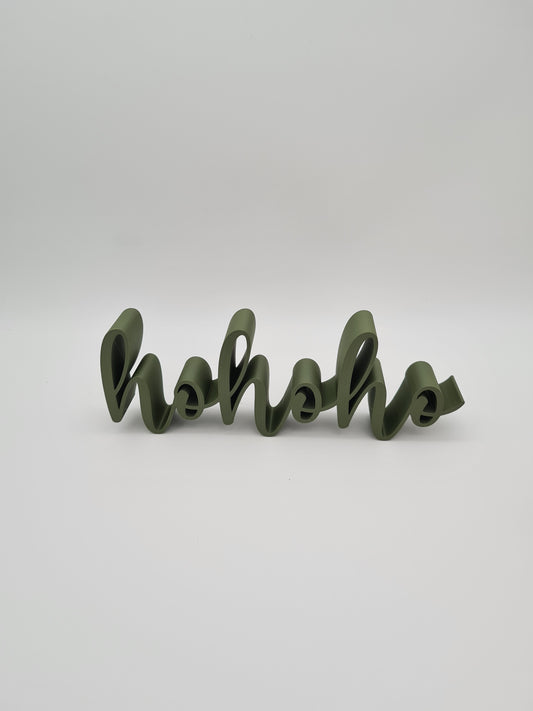 Dekorationsschriftzug hohoho