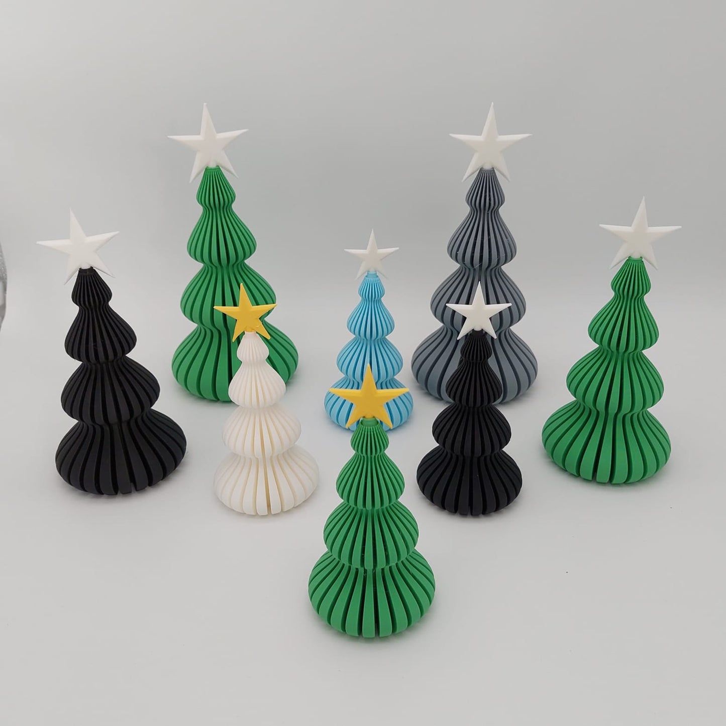 Dekorativer Weihnachtsbaum 3D gedruckt zeitlos Modern