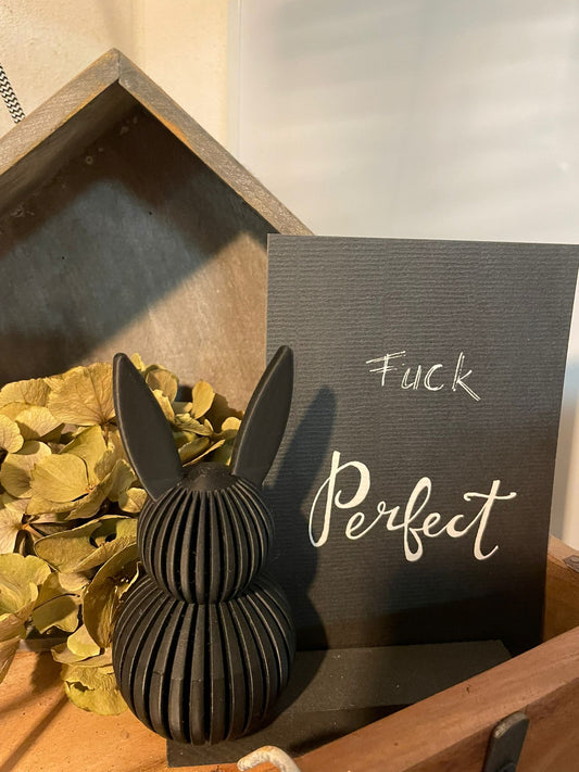 Dekorativer Osterhase 3D gedruckt Zeitlos Modern